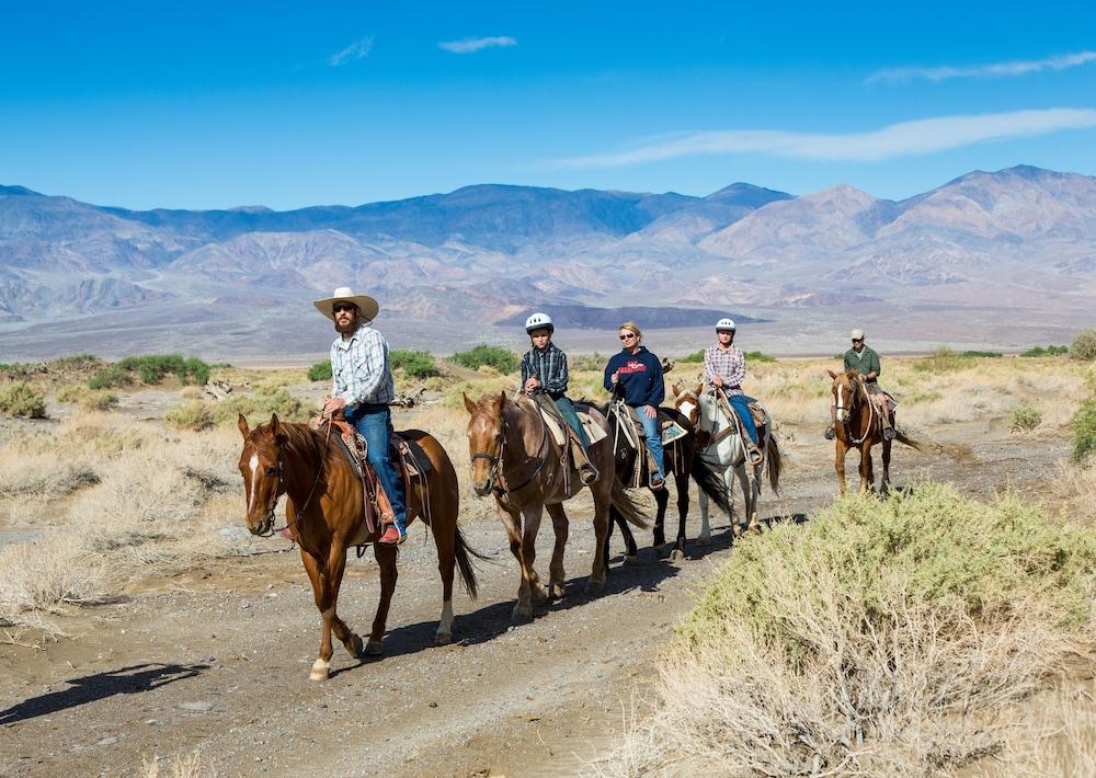 The Inn At Death Valley Exterior photo Horseback riders on the Old Spanish Trail